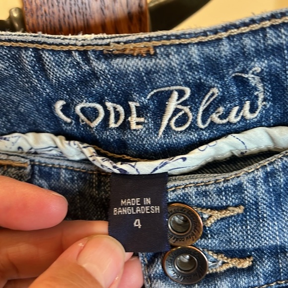 Code Bleu Mid Rise Flare/Bootcut Jeans size 4 Long - Picture 3 of 9